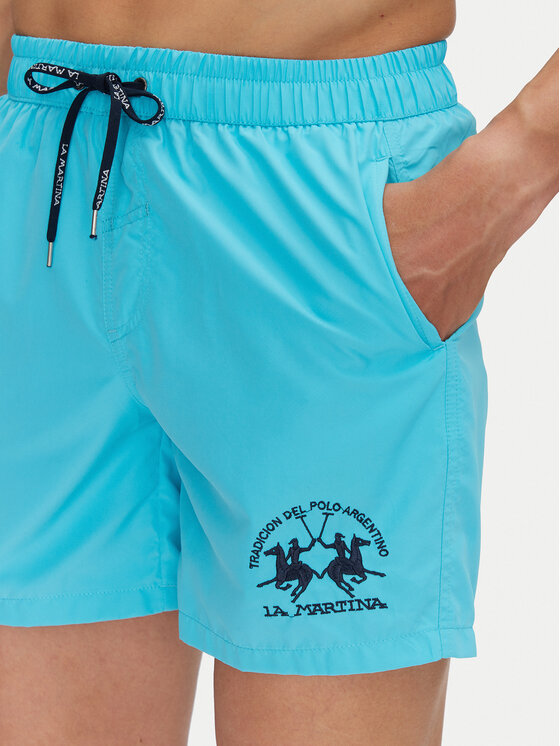 La Martina La Martina Шорти для плавання Clint MAM001 PL115 Блакитний Regular Fit