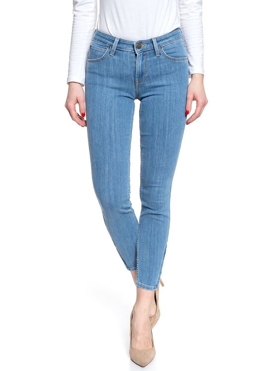 Lee Lee Jeans SCARLETT CROPPED Blu Skinny Fit