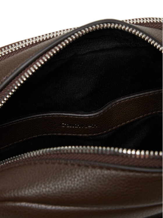 Calvin Klein Calvin Klein Мъжка чантичка Micro Pebble Crossbody S LV04D3076G Кафяв