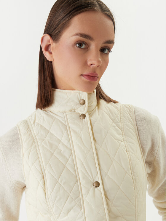 Barbour Barbour Vestă Otteburn GI0003CR31 Écru Regular Fit