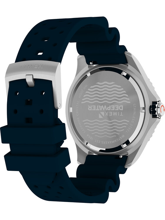 Timex Timex Zegarek TW2W81500 Niebieski