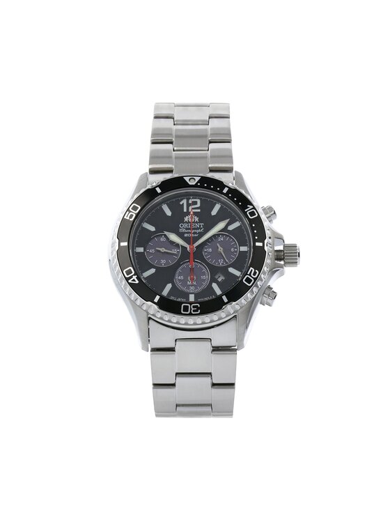 Orient Hodinky Mako Solar RA-TX0202B10B Strieborná