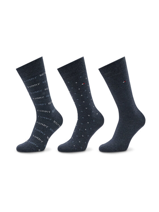 Tommy Hilfiger Tommy Hilfiger Κάλτσες μακριές 701220147 Σκούρο μπλε