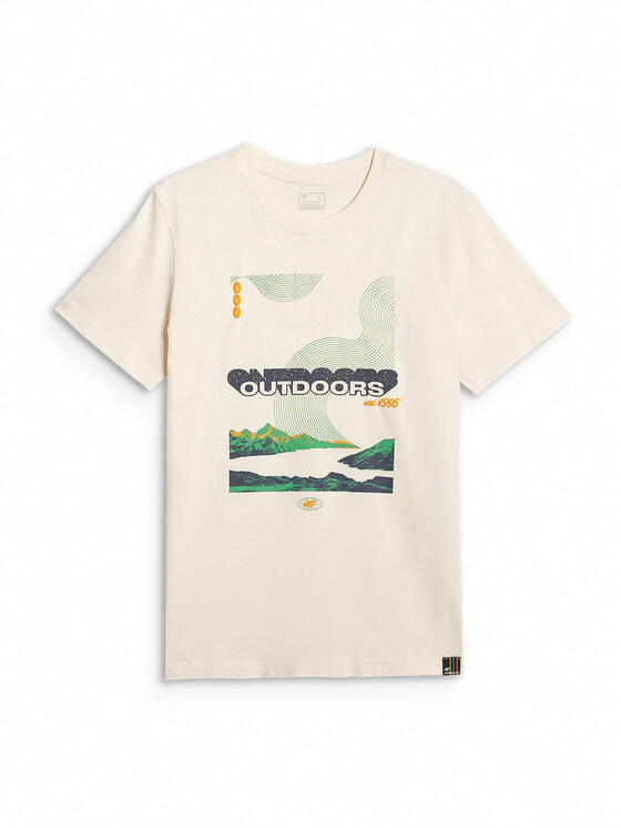 4F 4F T-Shirt MISSION READY Biały Regular Fit