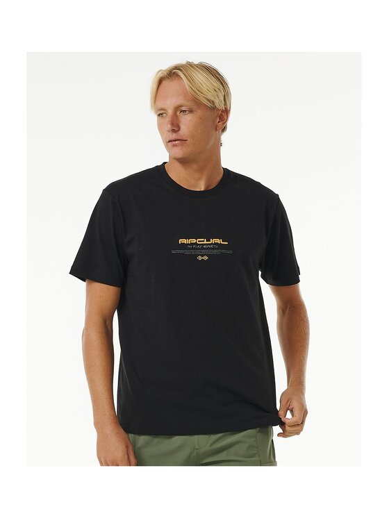 Rip Curl Rip Curl T-Shirt Vaporcool Culture Tee Czarny Loose Fit