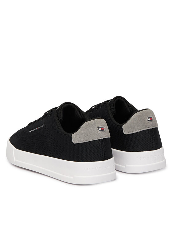Tommy Hilfiger Tommy Hilfiger Sneakersy Th Court Knit FM0FM05823 Czarny