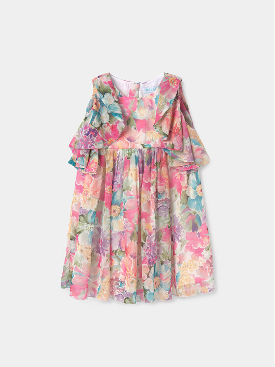 Abel & Lula Abel & Lula Sommerkleid 5048 Bunt Regular Fit