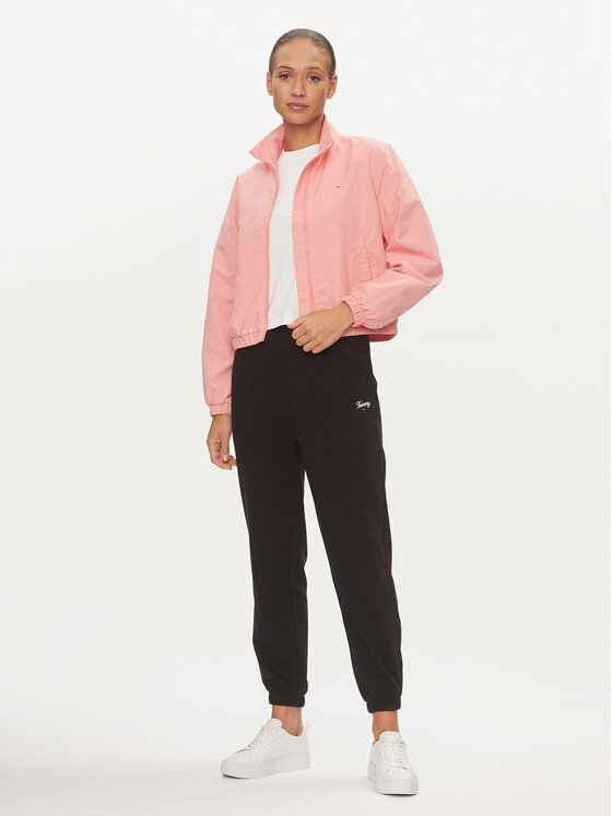 Tommy Jeans Tommy Jeans Geacă de vânt Essential DW0DW18139 Roz Regular Fit