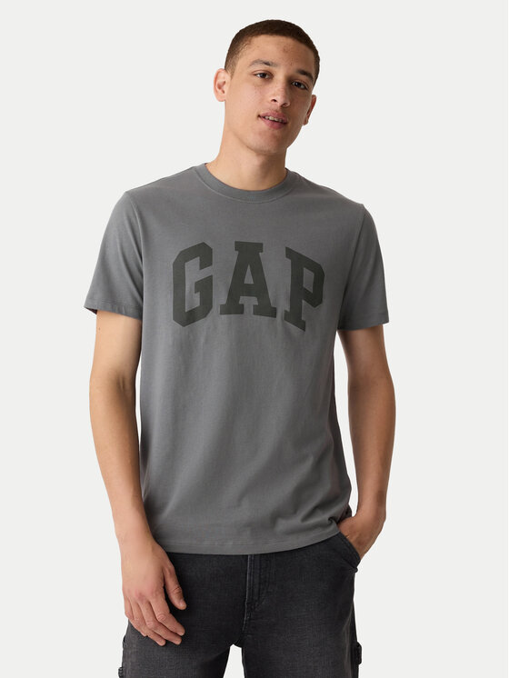 Gap T-krekls 856659-12 Pelēks Regular Fit