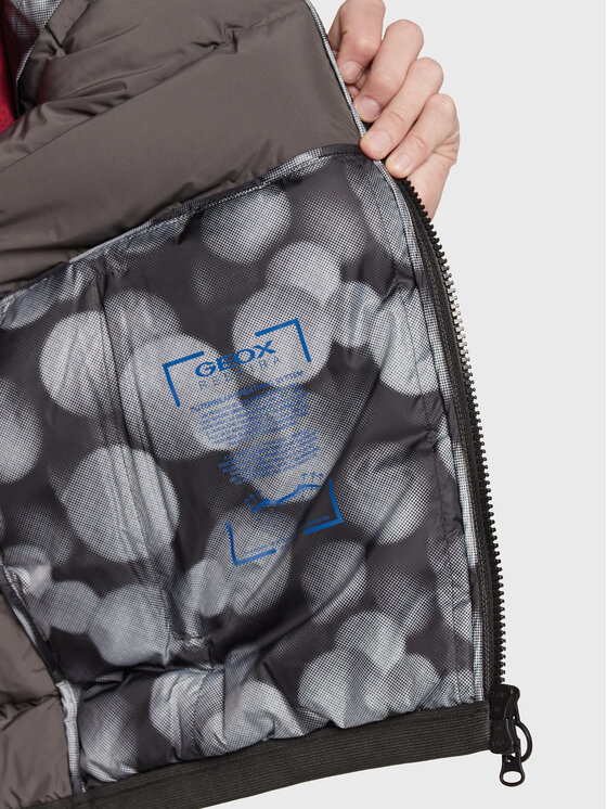 Geox Geox Μπουφάν μεταβατικό Spherica M2629C T2961 F1614 Γκρι Regular Fit
