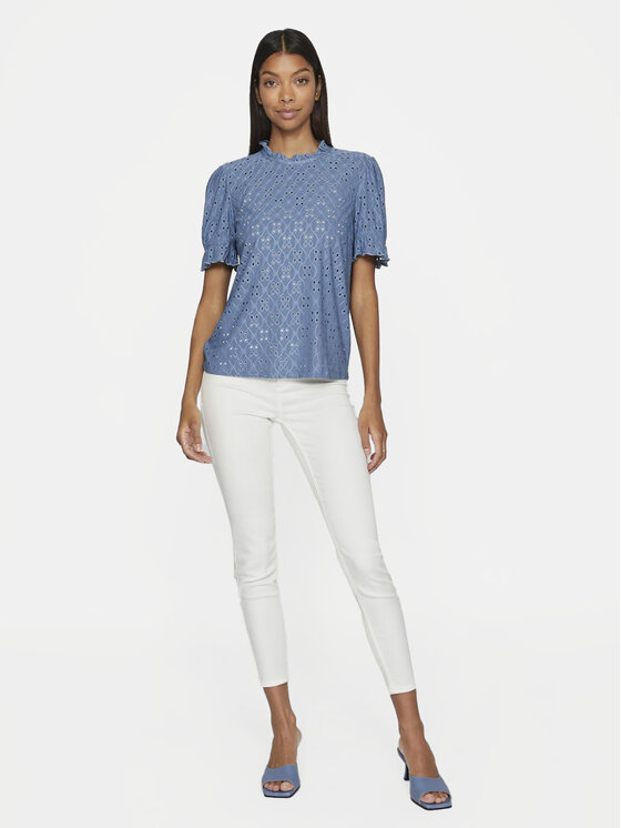 Vila Vila Halenka Kawa 14070251 Modrá Regular Fit