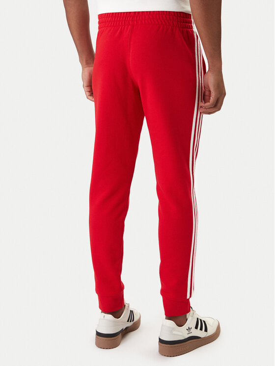adidas adidas Sportinės kelnės 3-Stripes KE3560 Raudona Slim Fit