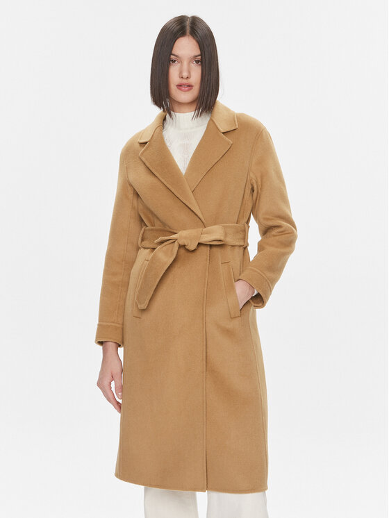 Liu Jo Liu Jo Вовняне пальто MF3242 T4627 Коричневий Regular Fit