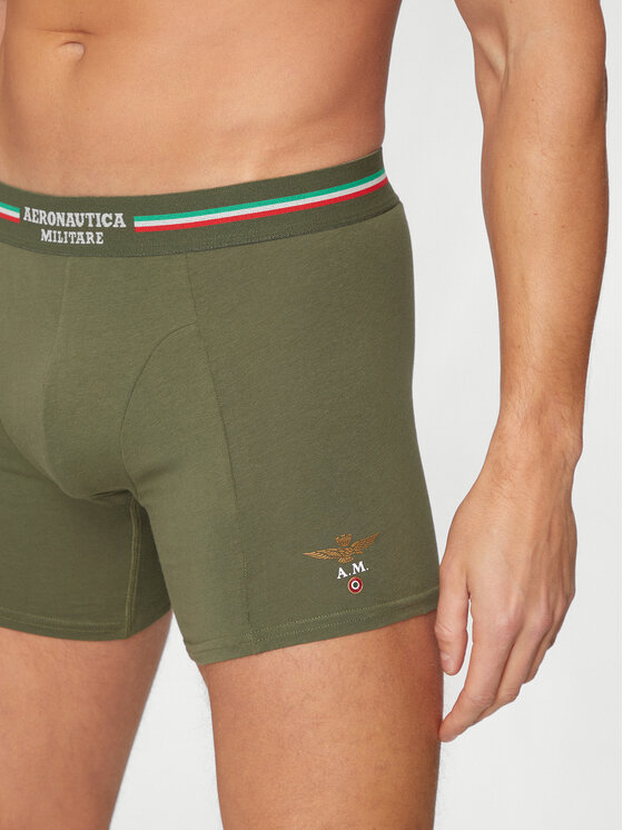 Aeronautica Militare Aeronautica Militare Σετ μποξεράκια 2 τμχ. AM1UBX002 Πράσινο
