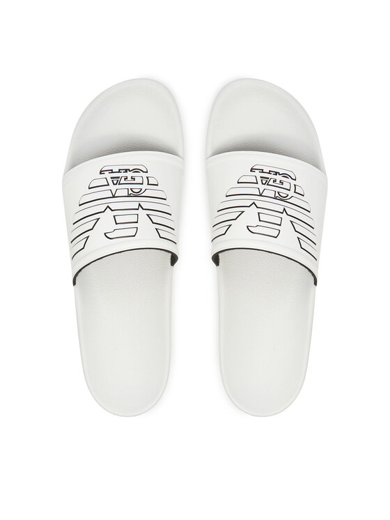 Emporio Armani Emporio Armani Şlapi XVPS11 XR273 T680 Alb