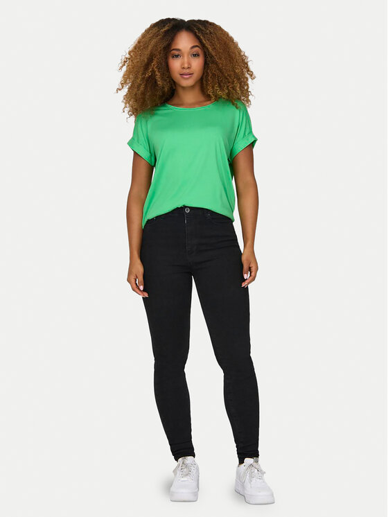 ONLY ONLY T-shirt Moster 15106662 Zelena Regular Fit