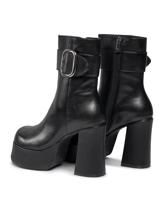 Steve Madden Steve Madden Čizme Siren Bootie SM11002628 SM11002628-017 Crna