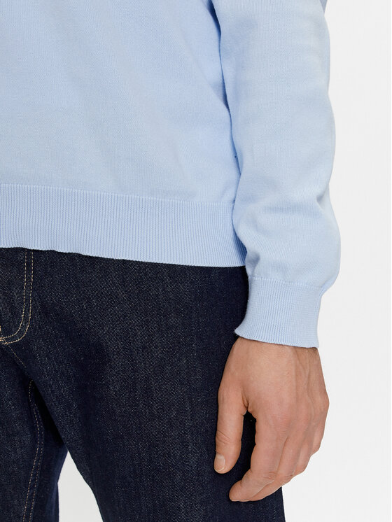 United Colors Of Benetton United Colors Of Benetton Pulover 1098U1I76 Albastru celest Regular Fit