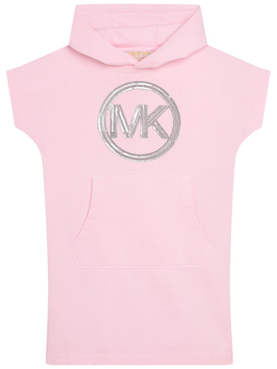 MICHAEL KORS KIDS Pletena Obleka R12140 S Roza Regular Fit