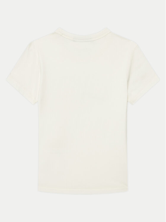 Napapijri Napapijri Tricou Chamois NP0A4ILE S Alb Regular Fit