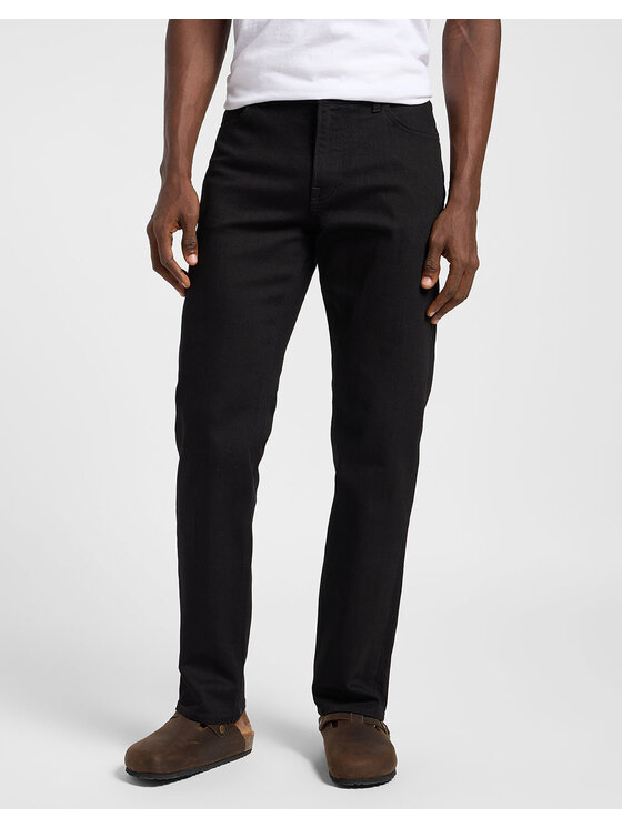 Lee Lee Jeansy 5401139193147 Czarny Regular Fit