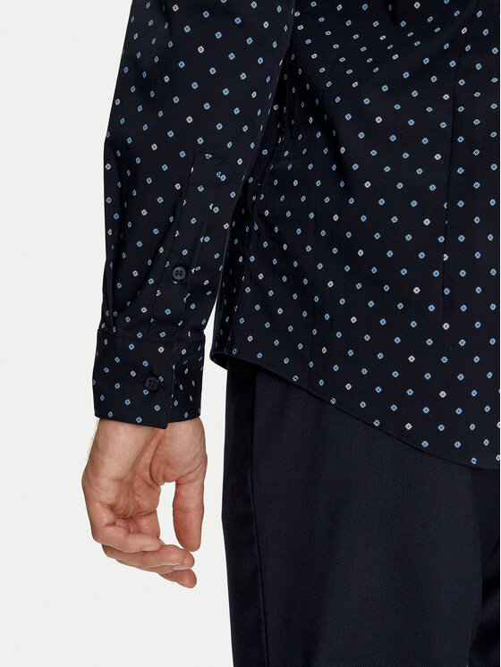 Calvin Klein Calvin Klein Košile K10K113168 Tmavomodrá Slim Fit