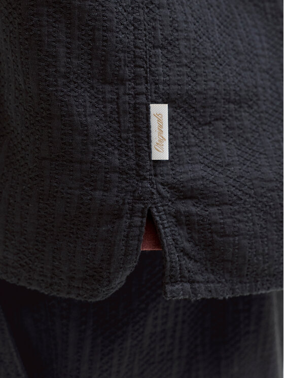 Jack & Jones Jack & Jones Koszula Montauk 12293555 Czarny Relaxed Fit