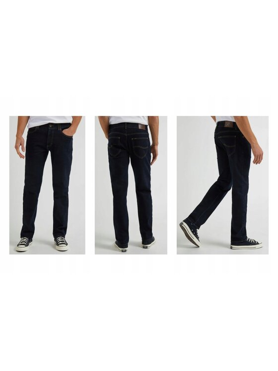 Lee Lee Jeansy Straight Fit XM - Extreme Motion Niebieski Tapered Fit