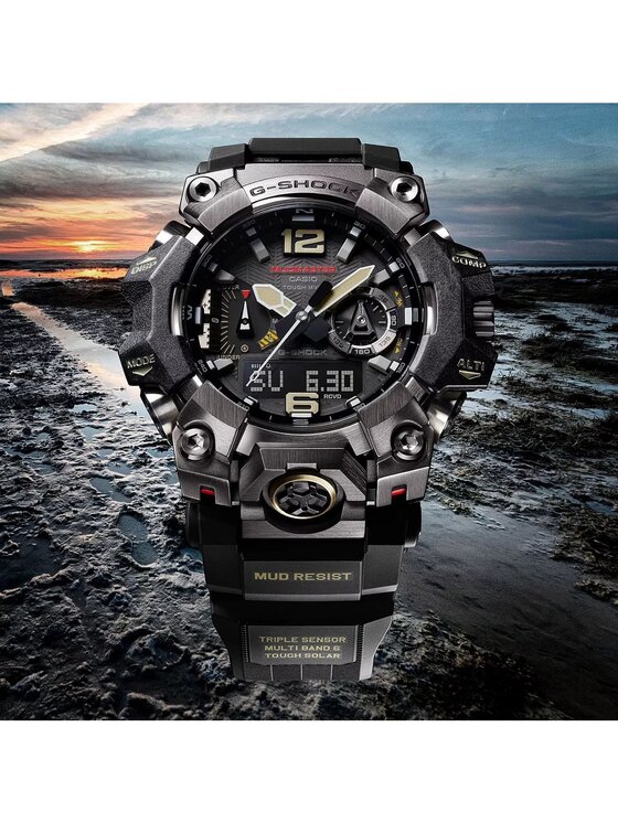 Casio Casio Zegarek GWG-B1000-1AER Czarny