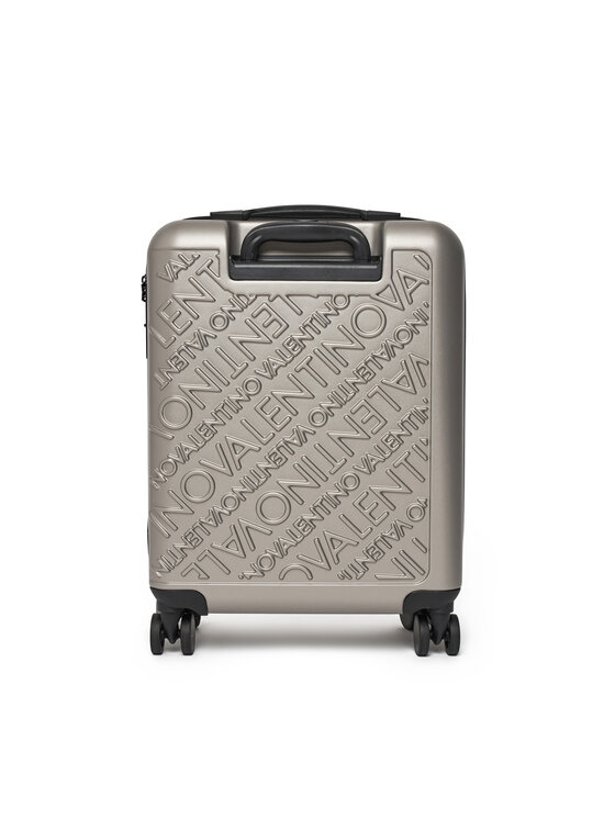 Valentino Valentino Самолетен куфар за ръчен багаж Mars VV8MS01S Сребрист