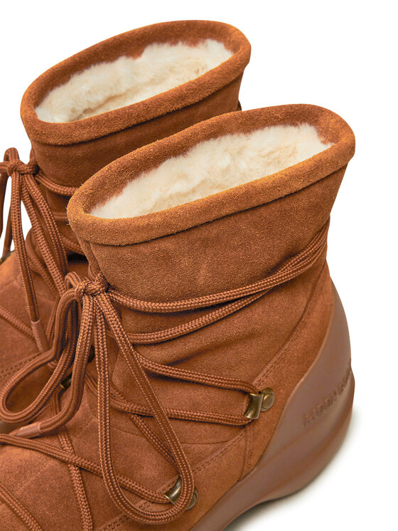 Moon Boot Moon Boot Μπότες Χιονιού Luna Boot Suede 80D2480030 Καφέ