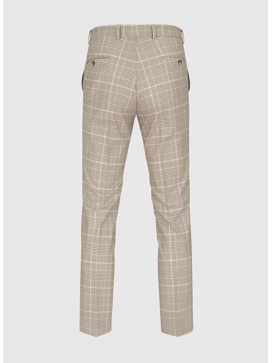 Pako Lorente Pako Lorente Spodnie garniturowe P23SF-6G-027 Beżowy Slim Fit
