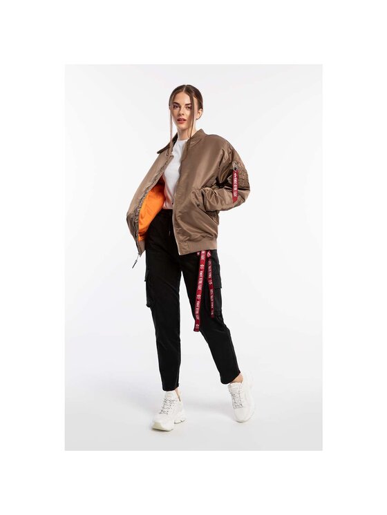 Alpha Industries Alpha Industries Kurtka przejściowa MA-1 Core Wmn 108010-183 Brązowy Classic Fit