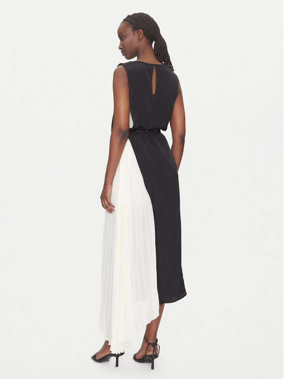Simona Corsellini Simona Corsellini Sukienka koktajlowa P25CPAB01001 Kolorowy Slim Fit