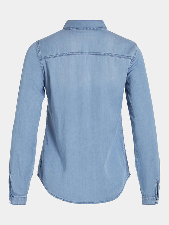 Vila Vila camicia di jeans Bista 14033008 Blu Regular Fit