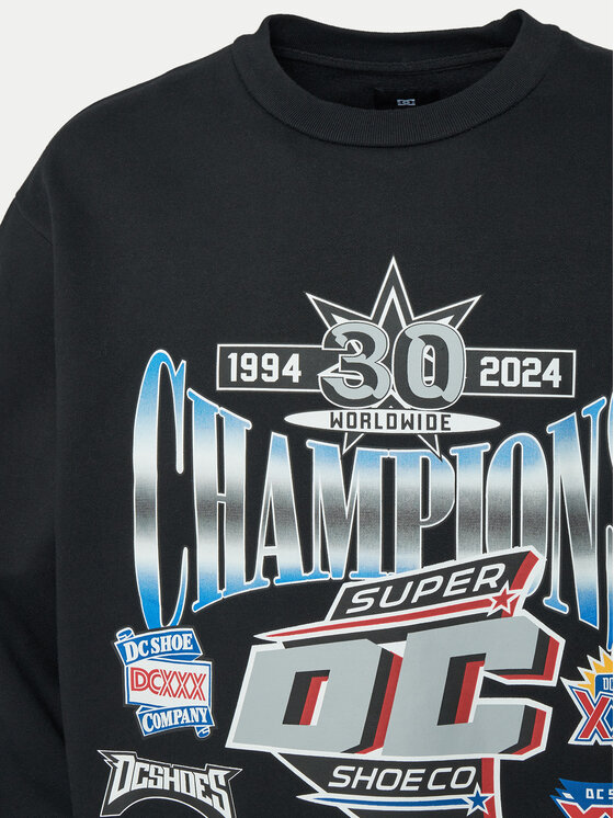 DC DC Світшот Old Champs ADYSF03138 Чорний Standard Fit