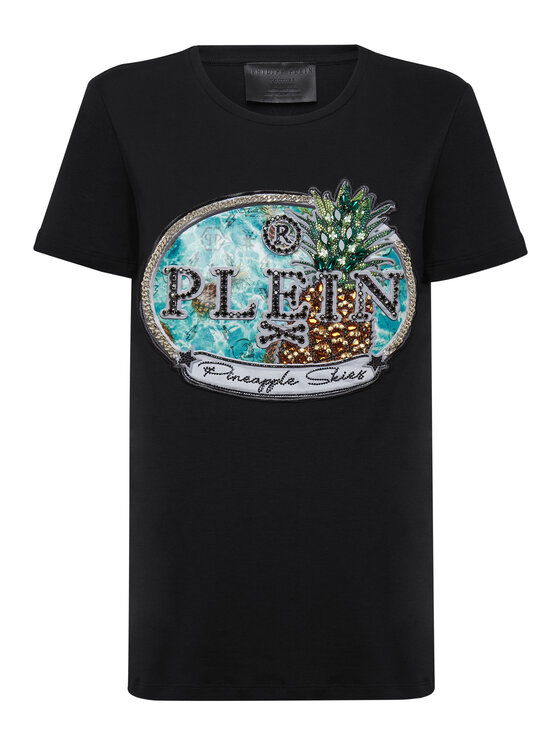 PHILIPP PLEIN PHILIPP PLEIN T-Shirt 5039 Czarny Regular Fit