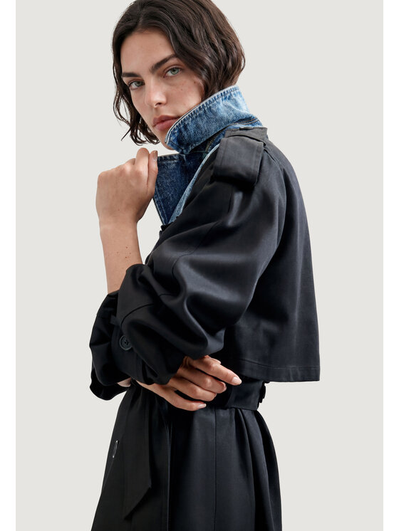Desigual Desigual Trench CHAQ_HYBRIDTRENCH Nero