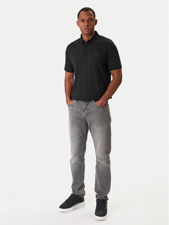 KARL LAGERFELD KARL LAGERFELD Polokošile 745071 561251 Černá Regular Fit