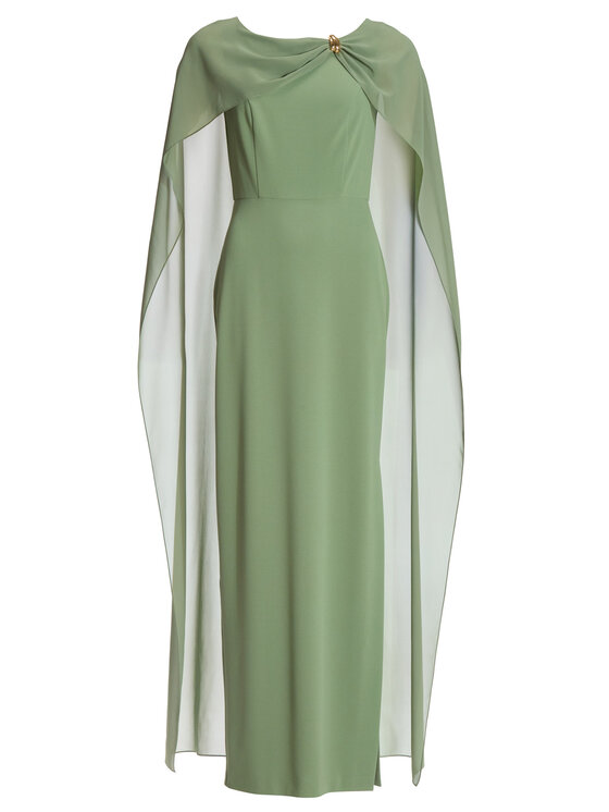 Swing Swing Večernja haljina 5AK11900 Zelena Regular Fit