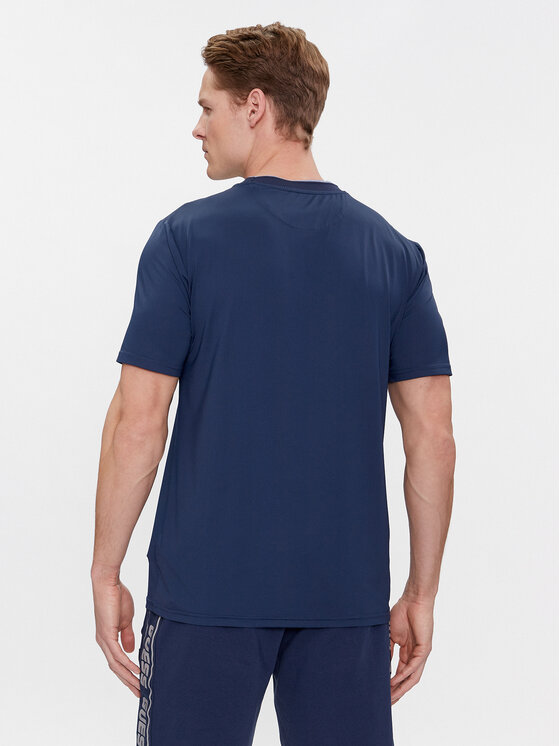 Guess Guess Majica Lugh Z4RI07 KC220 Mornarsko modra Slim Fit