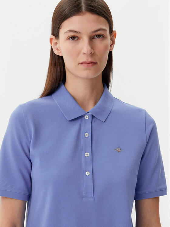 Gant Gant Vsakodnevna obleka Shield 4201529 Modra Regular Fit