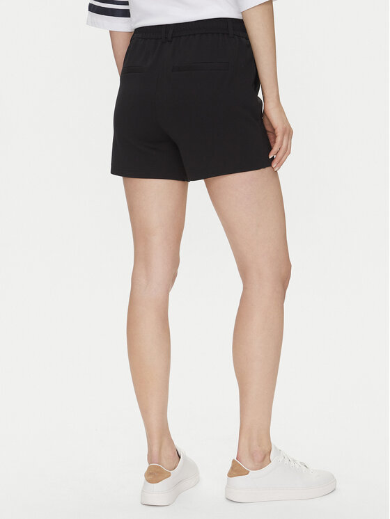ONLY ONLY Auduma šorti Poptrash 15127107 Melns Regular Fit