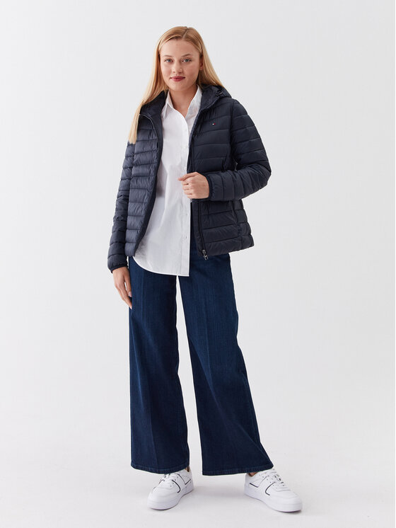 Tommy Hilfiger Tommy Hilfiger Átmeneti kabát WW0WW38927 Sötétkék Regular Fit