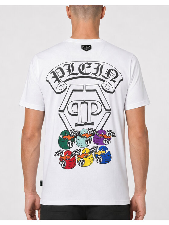 PHILIPP PLEIN PHILIPP PLEIN T-Shirt 31687 Bílá Regular Fit