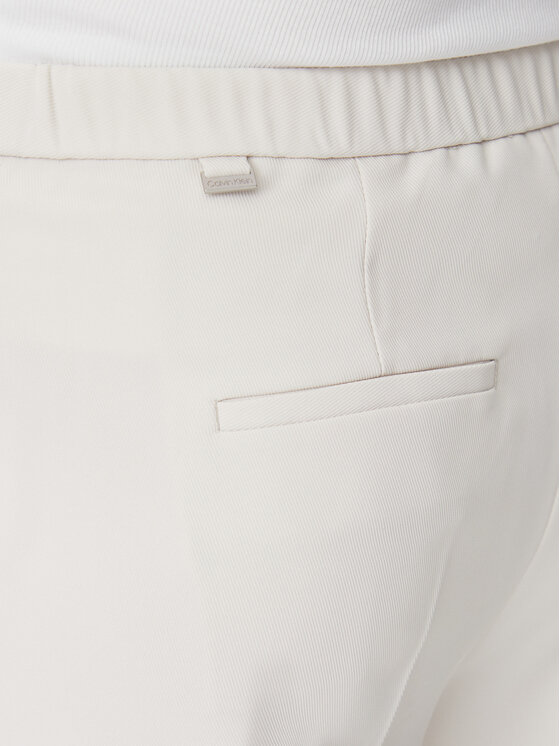 Calvin Klein Calvin Klein Bavlnené nohavice Travel Twill K20K208214 Sivá Wide Leg