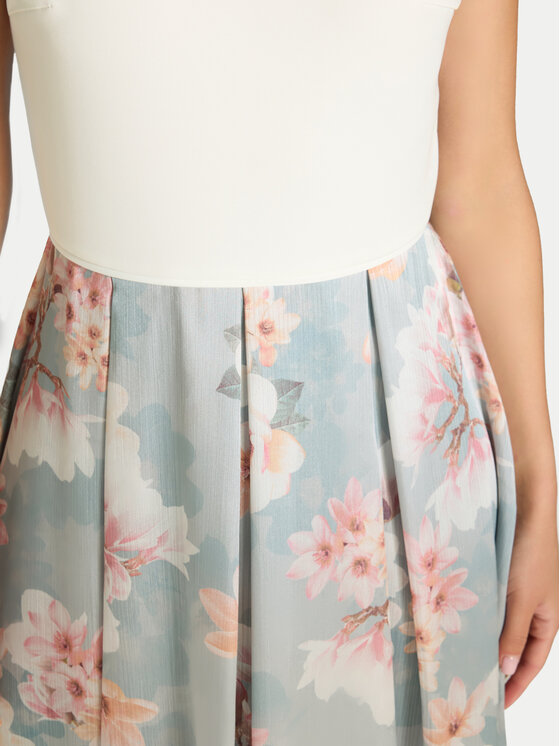 Swing Swing Sukienka koktajlowa 5AK14200 Błękitny Regular Fit