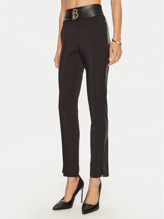 Babylon Babylon Hlače MF0613 Crna Regular Fit