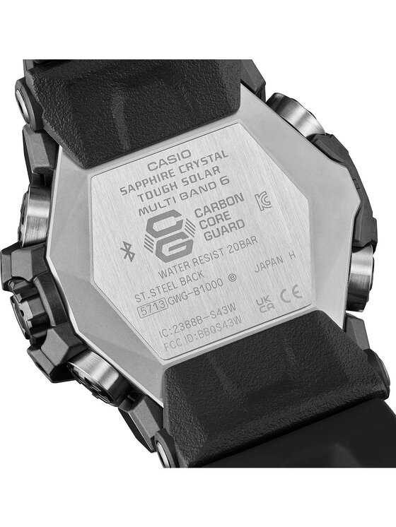 Casio Casio Zegarek GWG-B1000-1AER Czarny