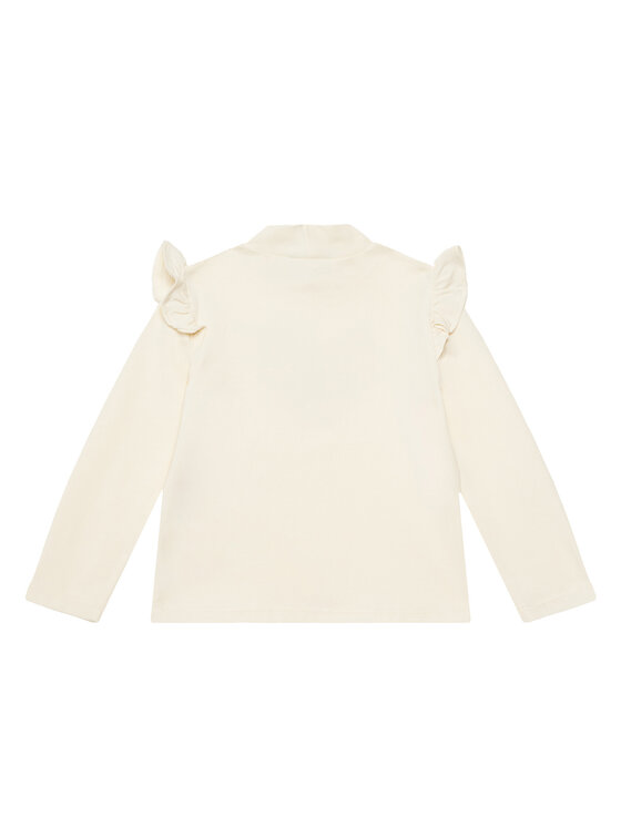 United Colors Of Benetton United Colors Of Benetton Majica 3Q8DG10GG Écru Regular Fit